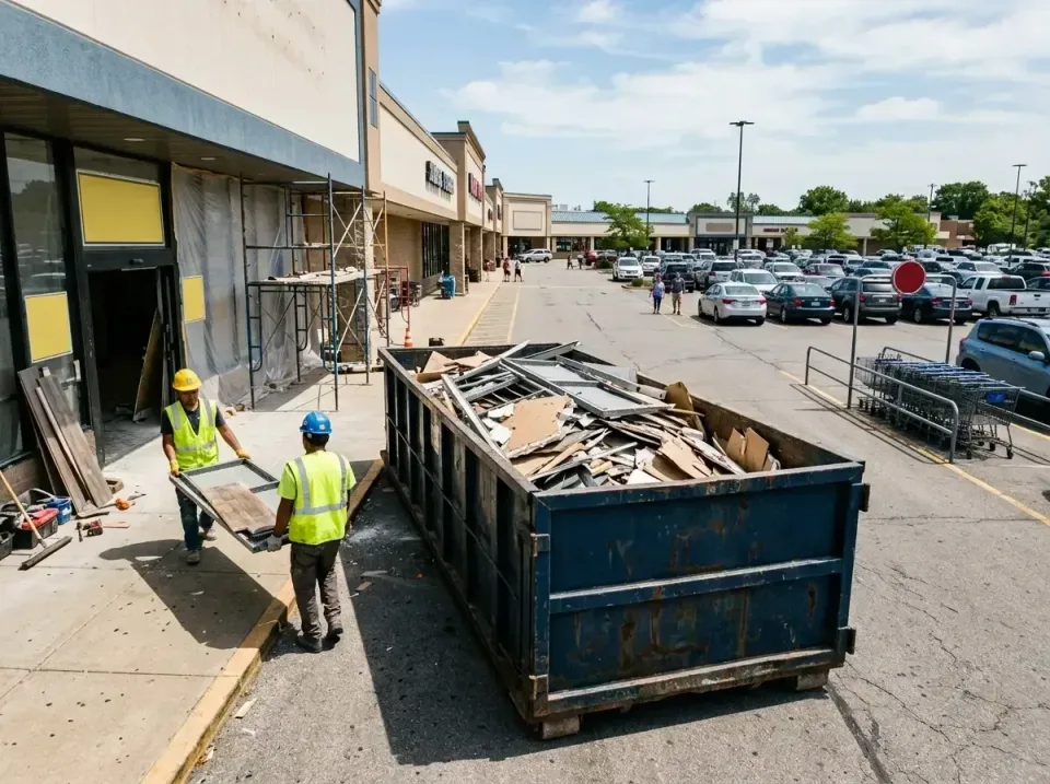 retail-store-renovation-debris-003 — frequently asked questions, Roll-off Dumpster Rentals in Shackle Island, TN